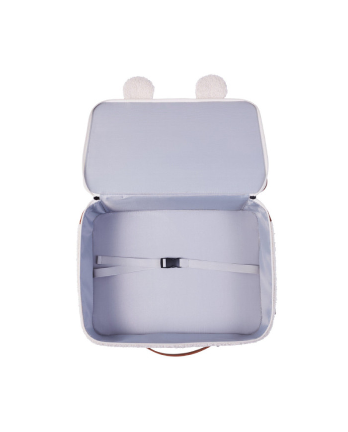CHILDHOME MINI TRAVELLER LASTE KOFFER, TEDDY OFF WHITE