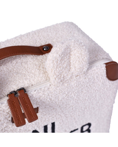CHILDHOME MINI TRAVELLER LASTE KOFFER, TEDDY OFF WHITE