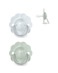 SUAVINEX FÜSIOLOOGILINE LUTAJA SX PRO WONDER, 0–6 KUUD, SOFT BLUE/GREEN, 2 TK