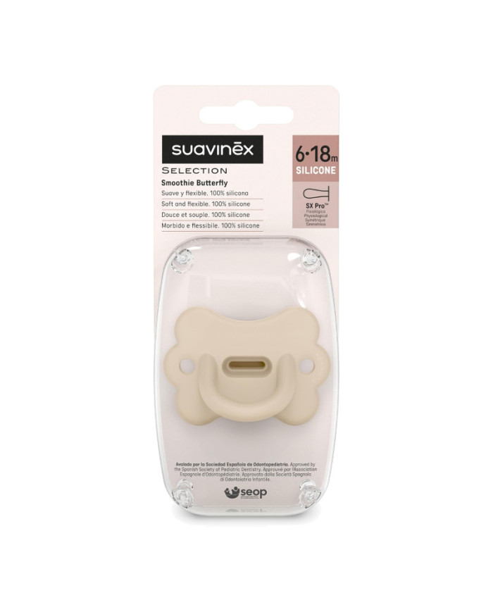 SUAVINEX COLOUR ESSENCE BUTTERFLY FÜSIOLOOGILINE LUTT SX PRO, 6–18 KUUD, BEIGE