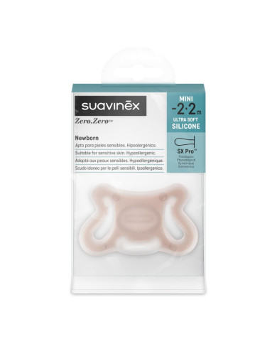 SUAVINEX FÜSIOLOOGILINE, HÜPOALLERGEENNE ZERO ZERO LUTT SX PRO MINI, −2–2 KUUD, MEDIUM