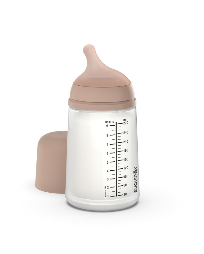SUAVINEX ZERO ZERO ANTI-COLIC LUTIPUDEL KESKMISE VOOLUGA LUTIGA, 270 ML, ALATES +3 KUUST, DEEP