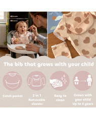 BEABA kaitsepluus 2in1 Big Love – laste riiete kaitse