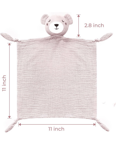 MOMCOZY roosa puuvillane karukese kujuline kaisulapp beebile