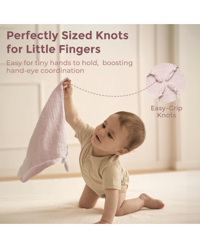 MOMCOZY roosa puuvillane karukese kujuline kaisulapp beebile