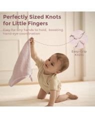 MOMCOZY roosa puuvillane karukese kujuline kaisulapp beebile