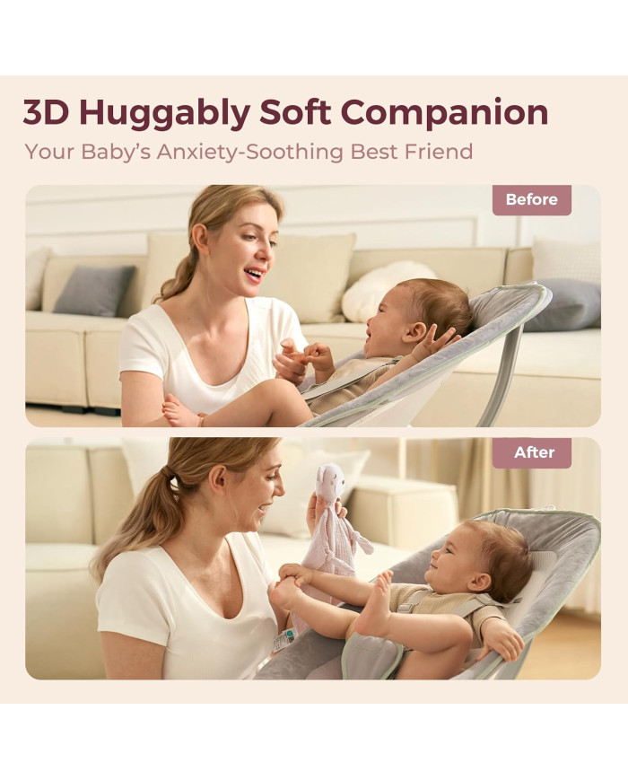 MOMCOZY roosa puuvillane karukese kujuline kaisulapp beebile