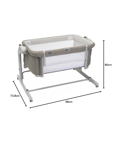CHICCO NEXT2ME MAGIC EVO Häll Beige – mugavus ja turvalisus