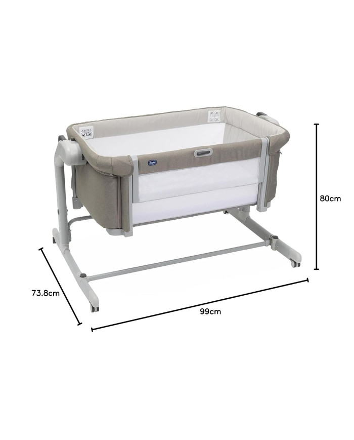 CHICCO NEXT2ME MAGIC EVO Häll Beige – mugavus ja turvalisus
