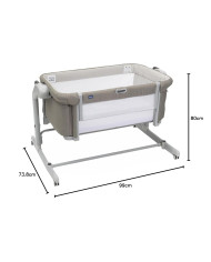 CHICCO NEXT2ME MAGIC EVO Häll Beige – mugavus ja turvalisus
