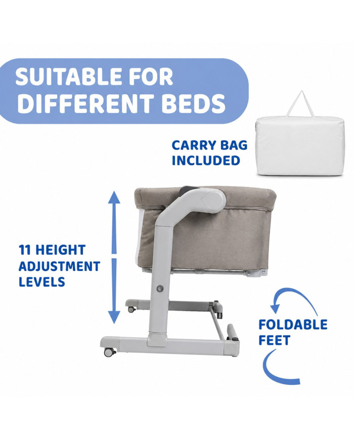 CHICCO NEXT2ME MAGIC EVO Häll Beige – mugavus ja turvalisus