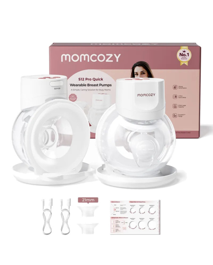 MOMCOZY KAHEKORDNE JUHTMEVABA KANTAV RINNAPUMP S12 PRO+, VALGE