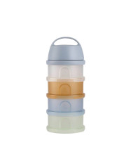 BEABA 4-OSALINE PIIMAPULBRI DOSAATOR JA SUUPISTEKARP, TRANSLUCENT PEBBLE