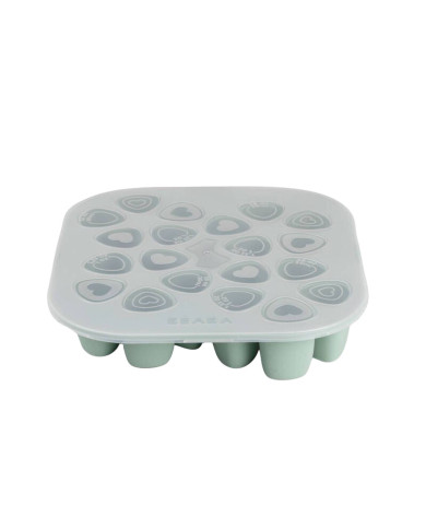 BEABA SILIKOONIST IMIKUTOIDUKONTEINER MULTIPORTIONS (20X35 ML) SAGE GREEN