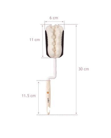 SPECTRA pudeli- ja lutipudelipintslite komplekt, Vanilla