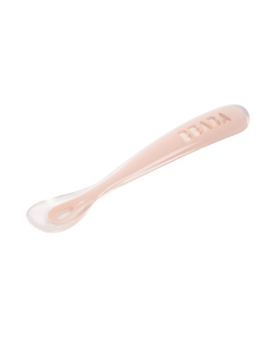BEABA SILIKOONIST ESMASEKS TOITMISEKS MÕELDUD LUTS 4+ KUUD, COTTON CANDY