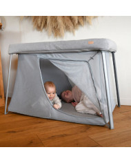 BEABA 3 IN 1 REISIVÕREVOOD-MÄNGUAED EAZY SLEEP, PEBBLE