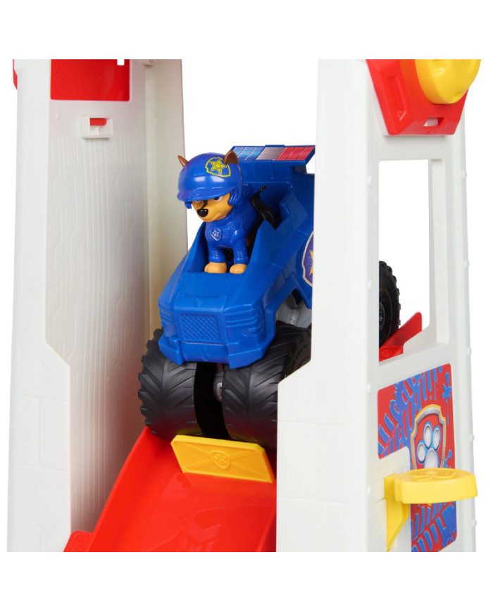 PAW PATROL RESCUE WHEELS SUPER LOOP TOWER HQ MÄNGUKOMPLEKT KOOS CHASE’I KUJUkese JA AUTOGA