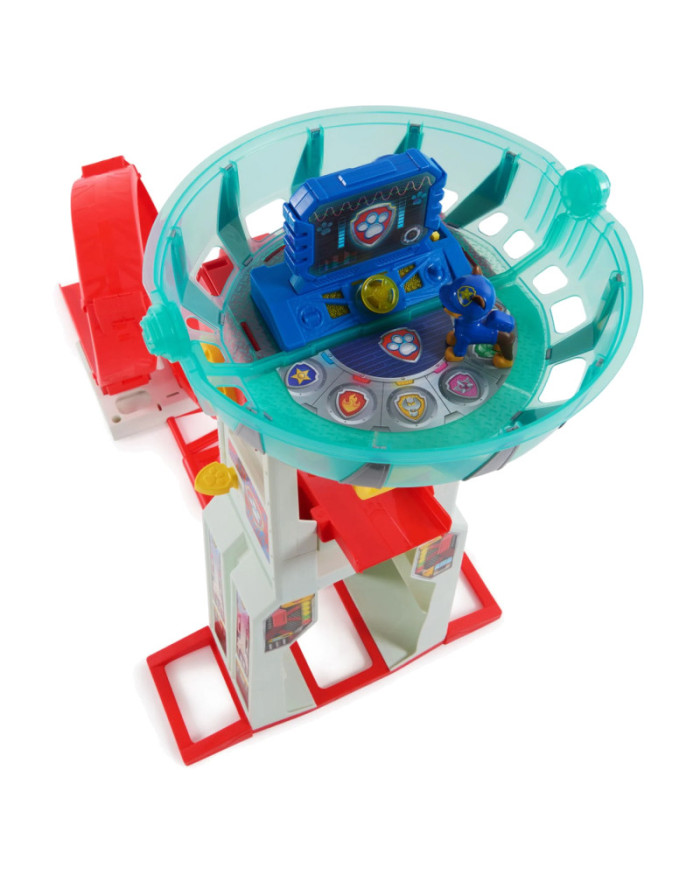 PAW PATROL RESCUE WHEELS SUPER LOOP TOWER HQ MÄNGUKOMPLEKT KOOS CHASE’I KUJUkese JA AUTOGA