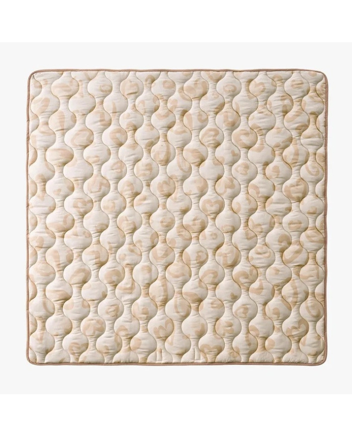MOMCOZY beebi mängumatt „Leopard Brown“ 127 × 127 cm