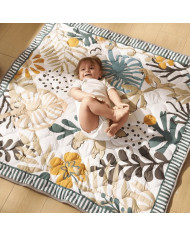MOMCOZY Green Forest beebi mängumatt 127 × 127 cm