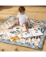 MOMCOZY Green Forest beebi mängumatt 127 × 127 cm