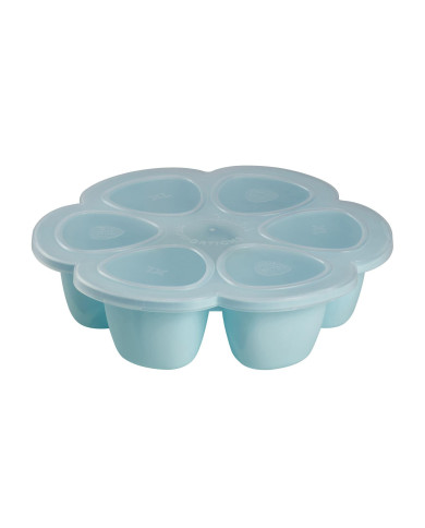 BEABA SILIKOONIST IMIKUTOIDUKONTEINER MULTIPORTIONS, XL (6x150 ML), BLUE
