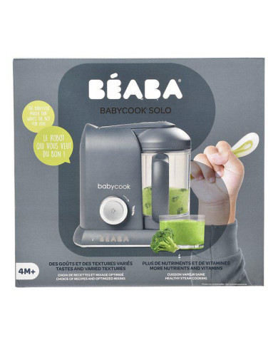 BEABA BABYCOOK SOLO BLENDER-AURUTI 4IN1, DARK GREY