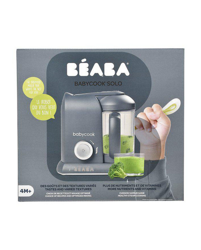 BEABA BABYCOOK SOLO BLENDER-AURUTI 4IN1, DARK GREY